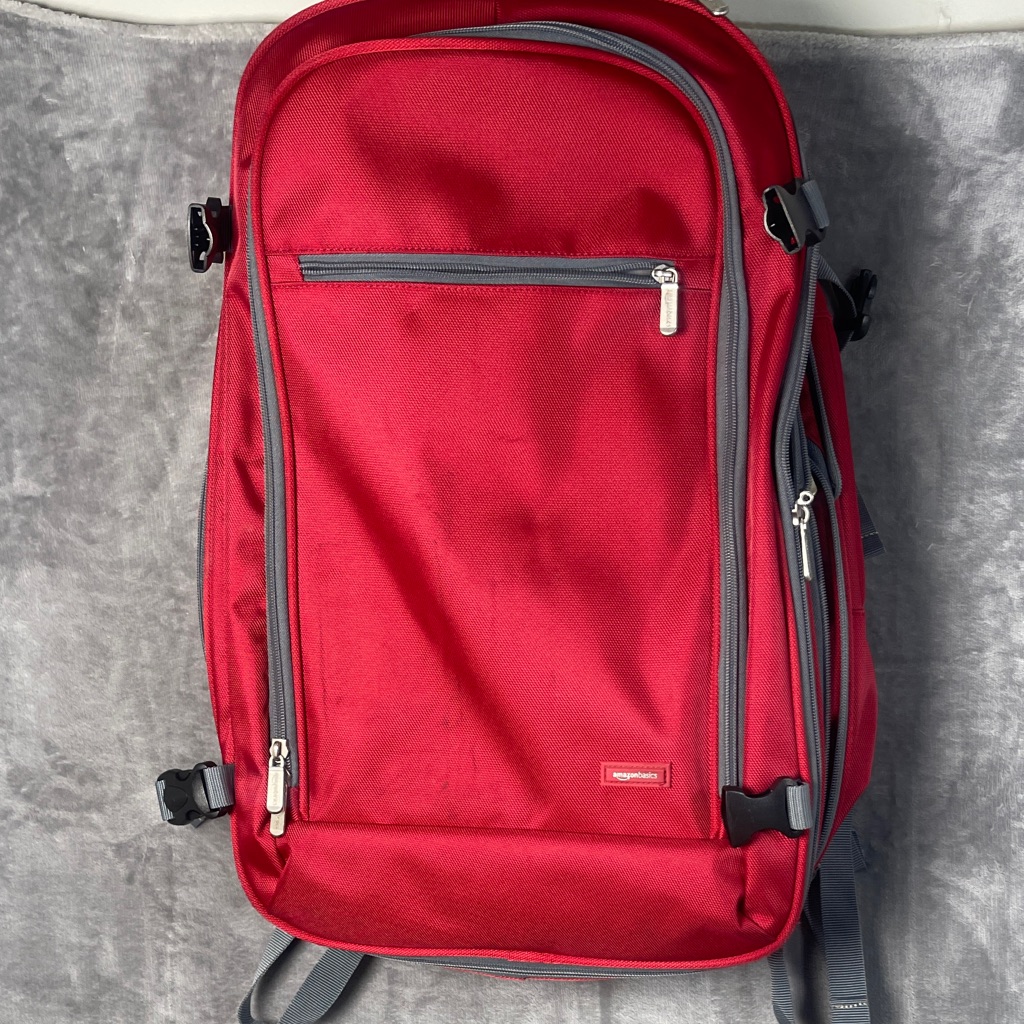 Brand Mens Red Backpack